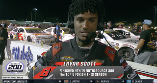 Lavar Scott leads late, finishes fourth at Salem Speedway: ‘It’s all in God’s time’